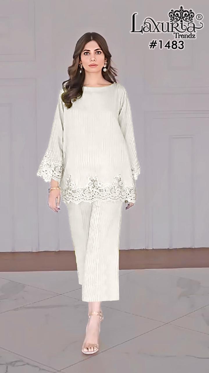 1483 Laxuria Trendz Bsy Lining Co Ord Set Wholesaler