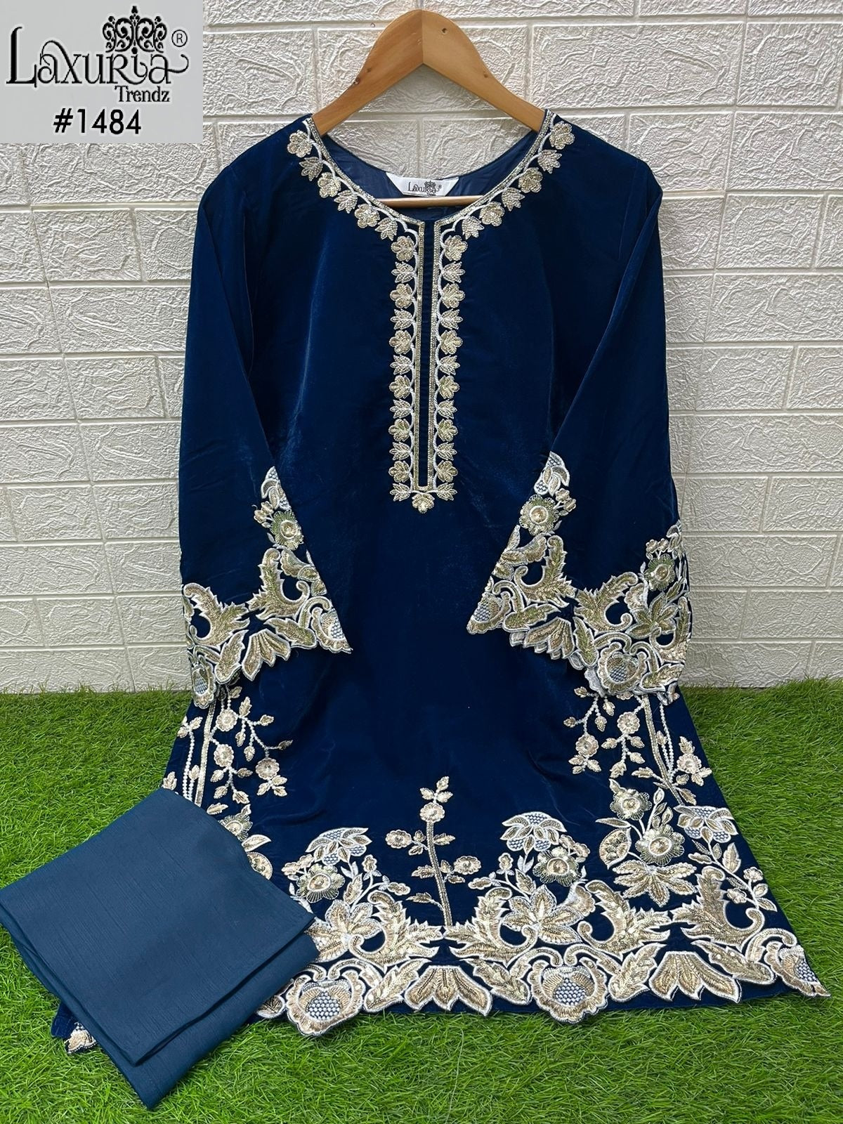 1484 Laxuria Trendz Velvet Co Ord Set Exporter Ahmedabad