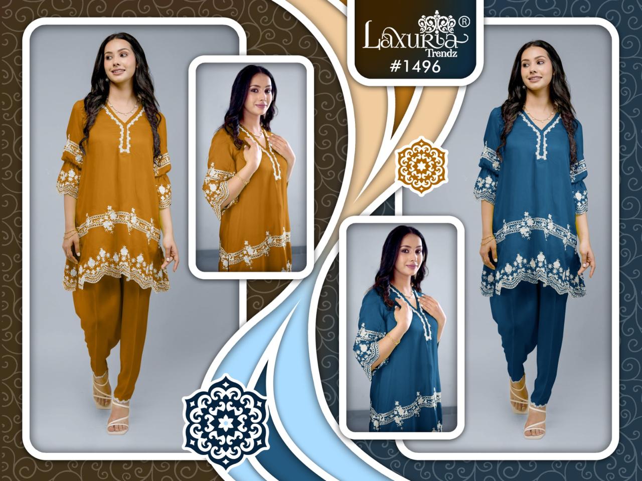 1496 Laxuria Trendz Co Ord Set Wholesaler India