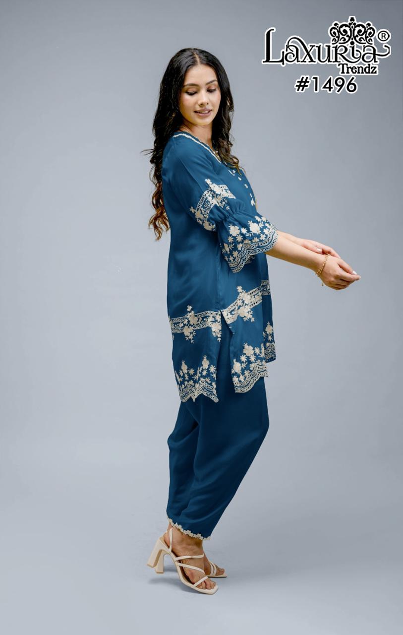 1496 Laxuria Trendz Co Ord Set Wholesaler India