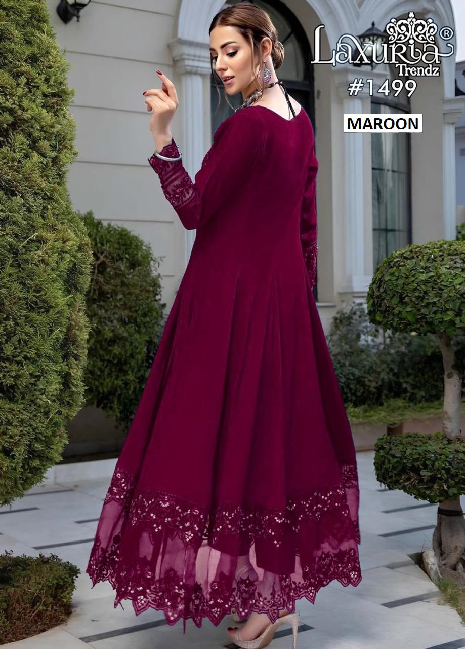 1499 Laxuria Trendz Rangoli Pakistani Readymade Suits Wholesaler Gujarat