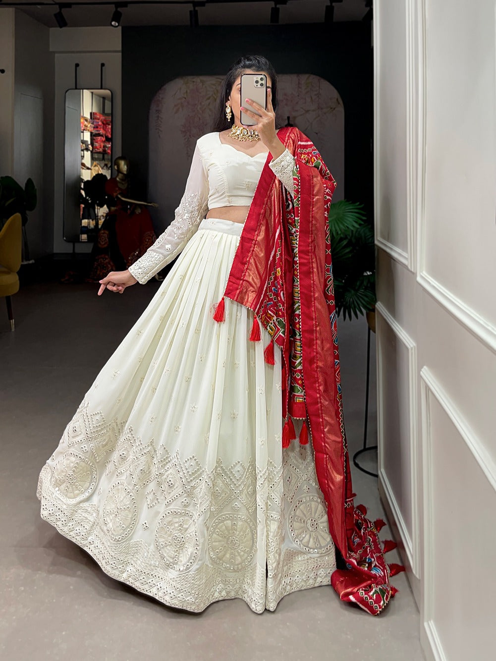 1500 Aawiya Georgette Lehenga Choli Supplier