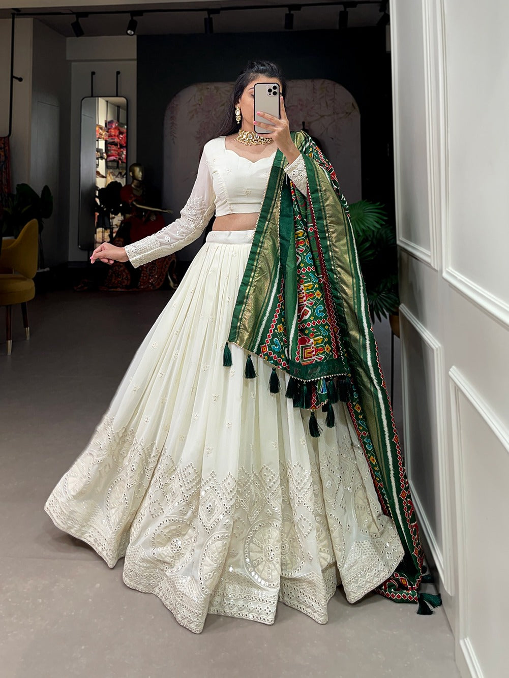 1500 Aawiya Georgette Lehenga Choli Supplier