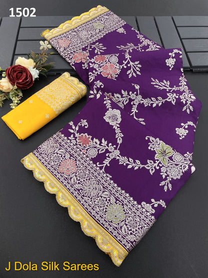 1501-1504 J Dola Silk Sarees Wholesale Price