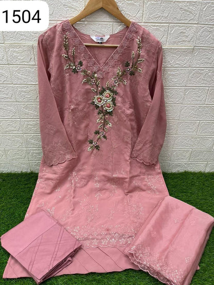 1504 Laxuria Trendz Fox Georgette Pakistani Readymade Suits Exporter
