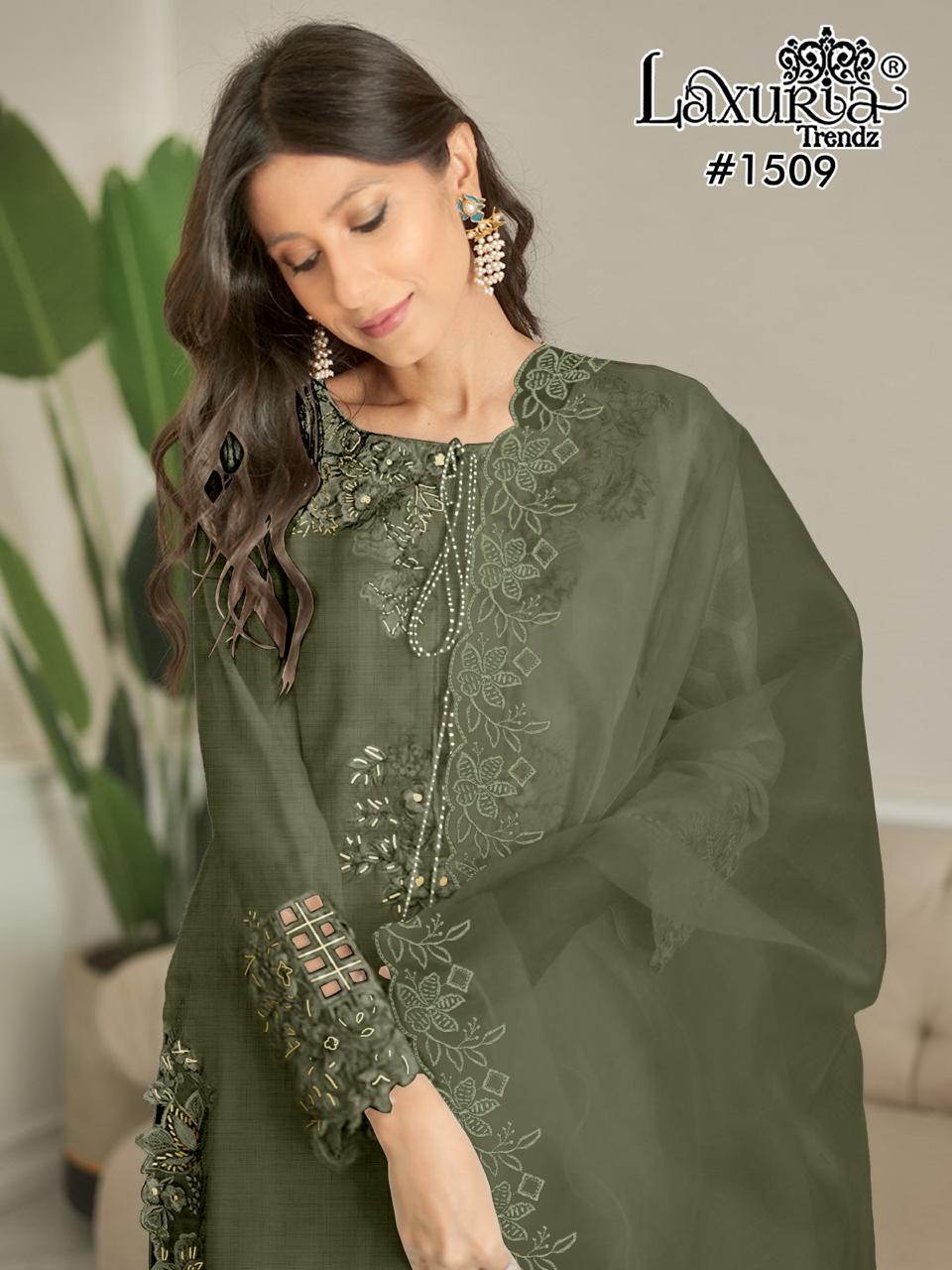 1509 Laxuria Trendz Bsy Pakistani Readymade Suits Wholesale