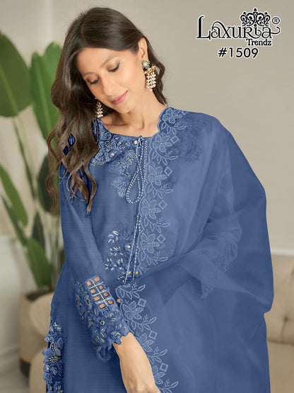 1509 Laxuria Trendz Bsy Pakistani Readymade Suits Wholesale