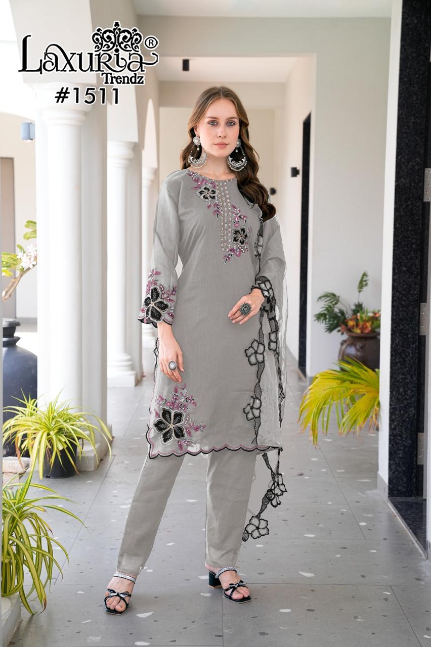 1511 Laxuria Trendz Vichitra Pakistani Readymade Suits Exporter India