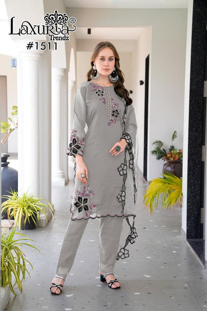 1511 Laxuria Trendz Vichitra Pakistani Readymade Suits Exporter India