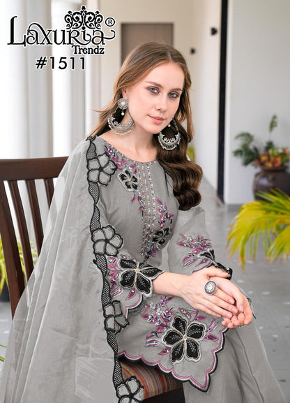 1511 Laxuria Trendz Vichitra Pakistani Readymade Suits Exporter India