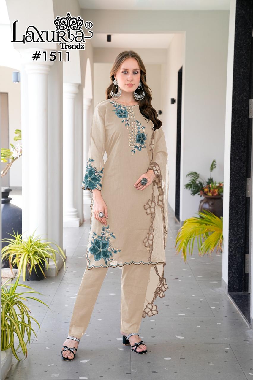 1511 Laxuria Trendz Vichitra Pakistani Readymade Suits Exporter India