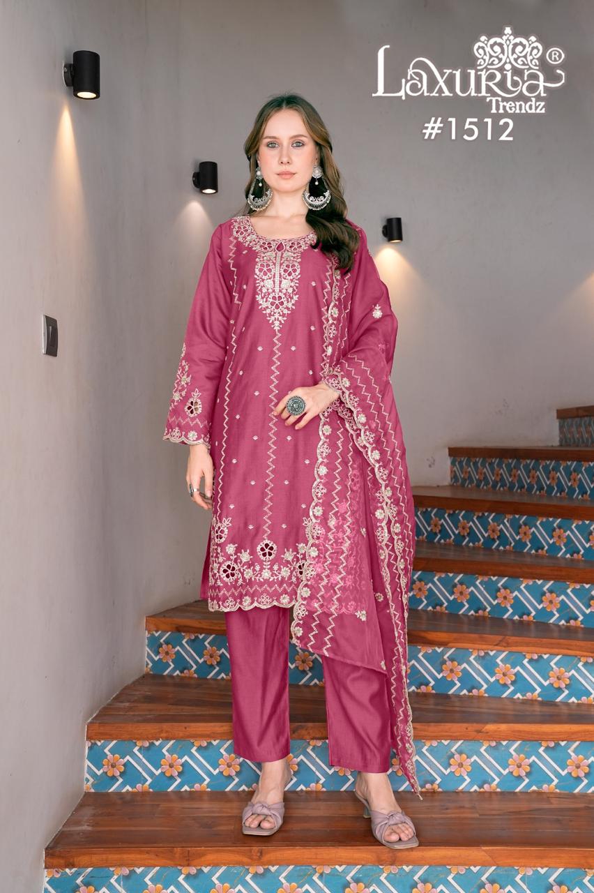 1512 Laxuria Trendz Vetican Pakistani Readymade Suits Exporter Gujarat