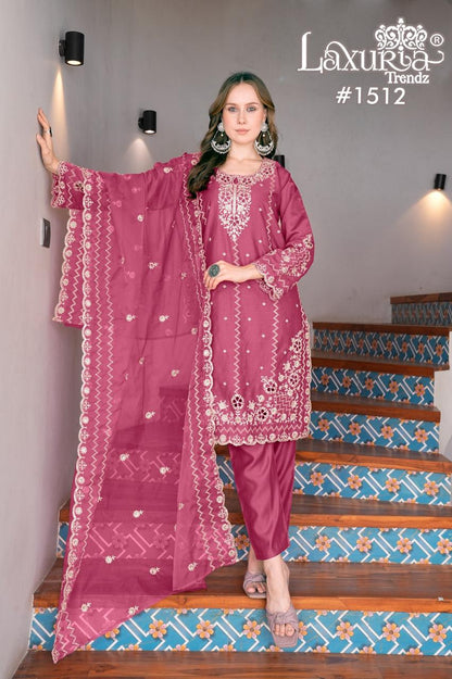 1512 Laxuria Trendz Vetican Pakistani Readymade Suits Exporter Gujarat