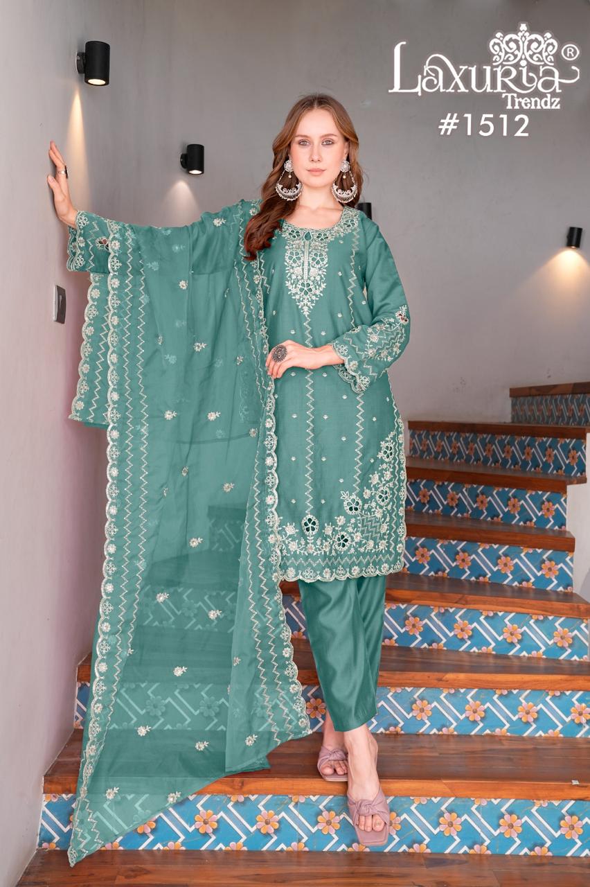 1512 Laxuria Trendz Vetican Pakistani Readymade Suits Exporter Gujarat