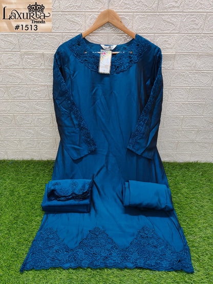 1513 Laxuria Trendz Silk Pakistani Readymade Suits Exporter Gujarat