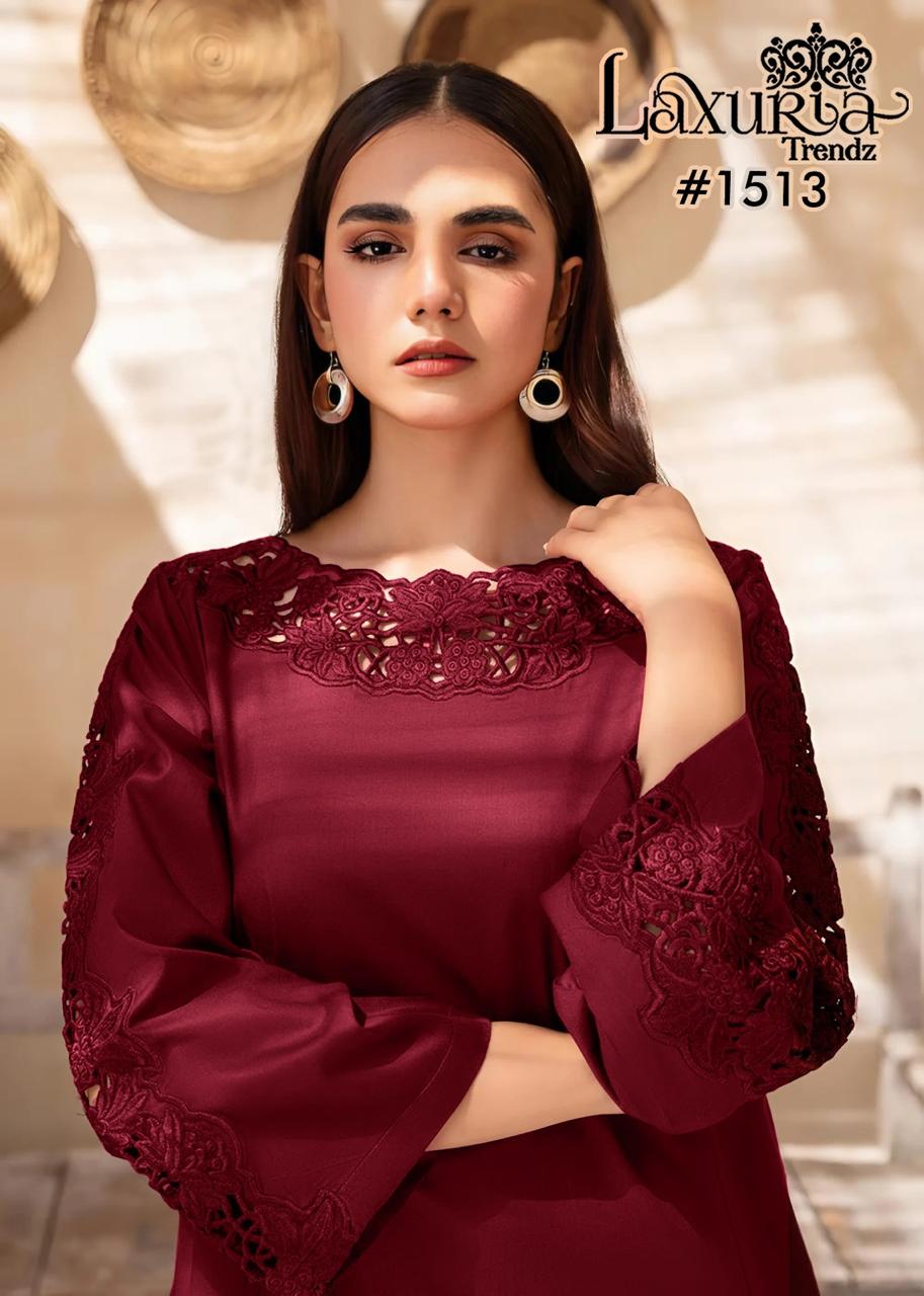 1513 Laxuria Trendz Silk Pakistani Readymade Suits Exporter Gujarat