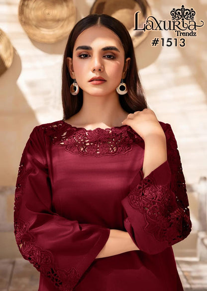 1513 Laxuria Trendz Silk Pakistani Readymade Suits Exporter Gujarat
