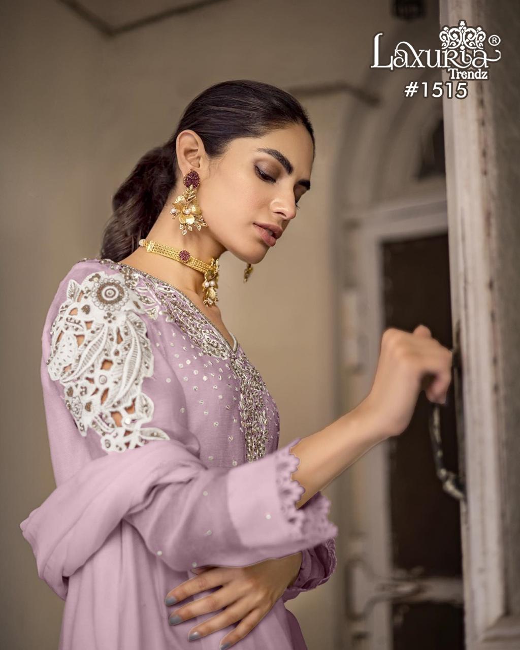 1515 Laxuria Trendz Vichitra Pakistani Readymade Suits Exporter India