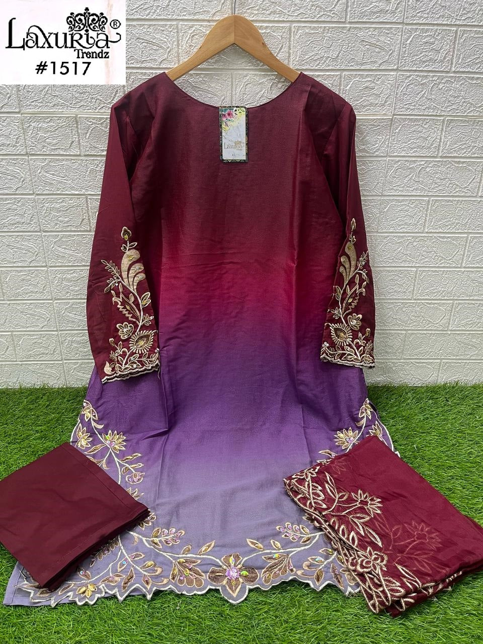 1517 Laxuria Trendz Georgette Pakistani Readymade Suits Wholesaler India