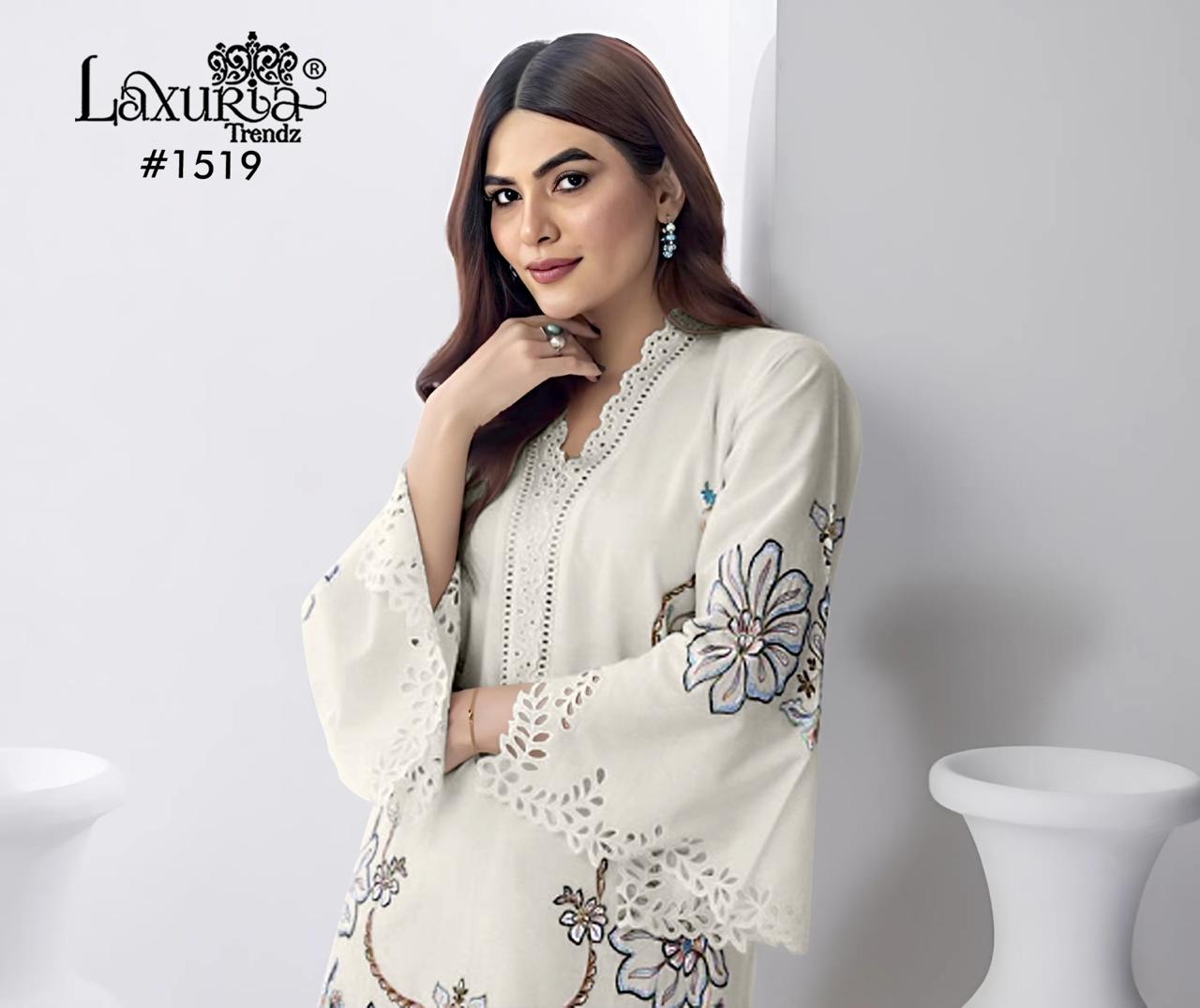 1519 Laxuria Trendz Simmer Pakistani Readymade Suits Exporter