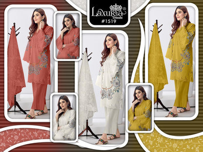 1519 Laxuria Trendz Simmer Pakistani Readymade Suits Exporter