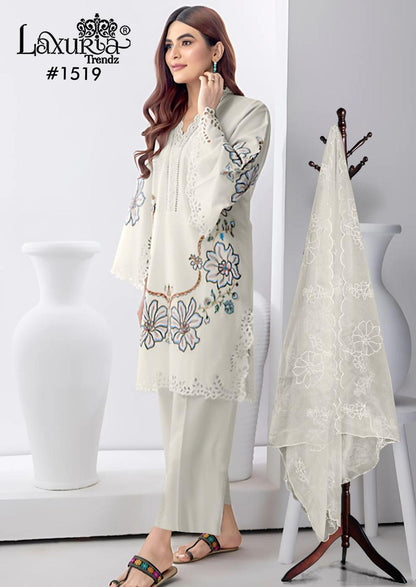 1519 Laxuria Trendz Simmer Pakistani Readymade Suits Exporter