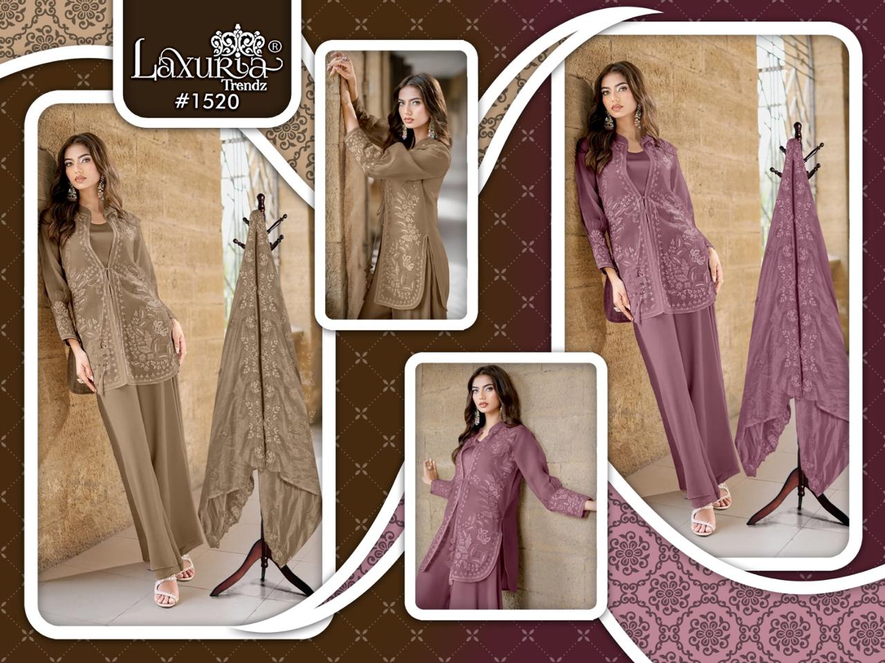 1520 Laxuria Trendz Rangoli Pakistani Readymade Suits Wholesaler Ahmedabad