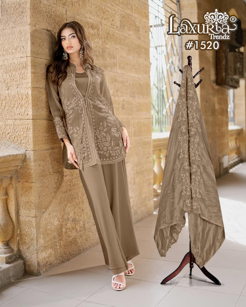 1520 Laxuria Trendz Rangoli Pakistani Readymade Suits Wholesaler Ahmedabad