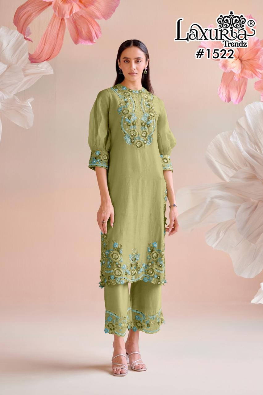 1522 Laxuria Trendz Pakistani Readymade Suits Supplier