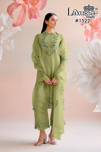 1522 Laxuria Trendz Pakistani Readymade Suits Supplier