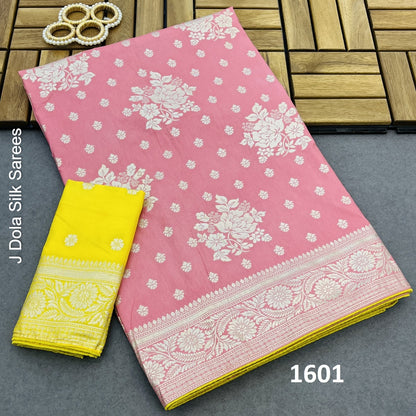 1601-1608 J Dola Silk Sarees Wholesaler India