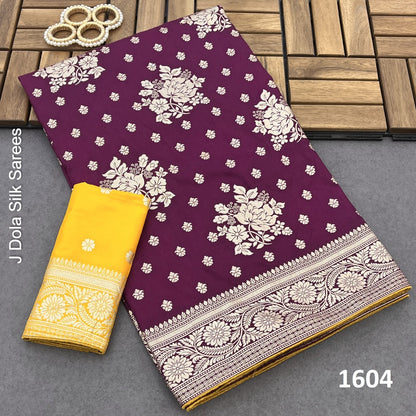 1601-1608 J Dola Silk Sarees Wholesaler India