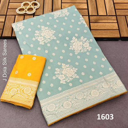 1601-1608 J Dola Silk Sarees Wholesaler India