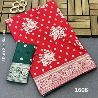 1601-1608 J Dola Silk Sarees Wholesaler India