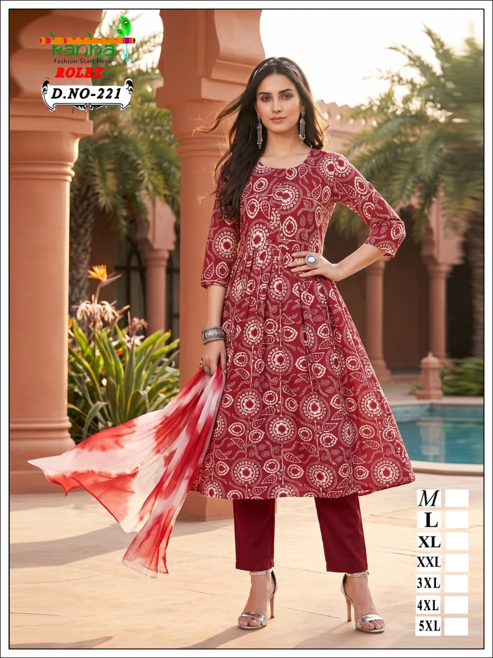 160626 Rolex Kanha Reyon Readymade Anarkali Suits Manufacturer India