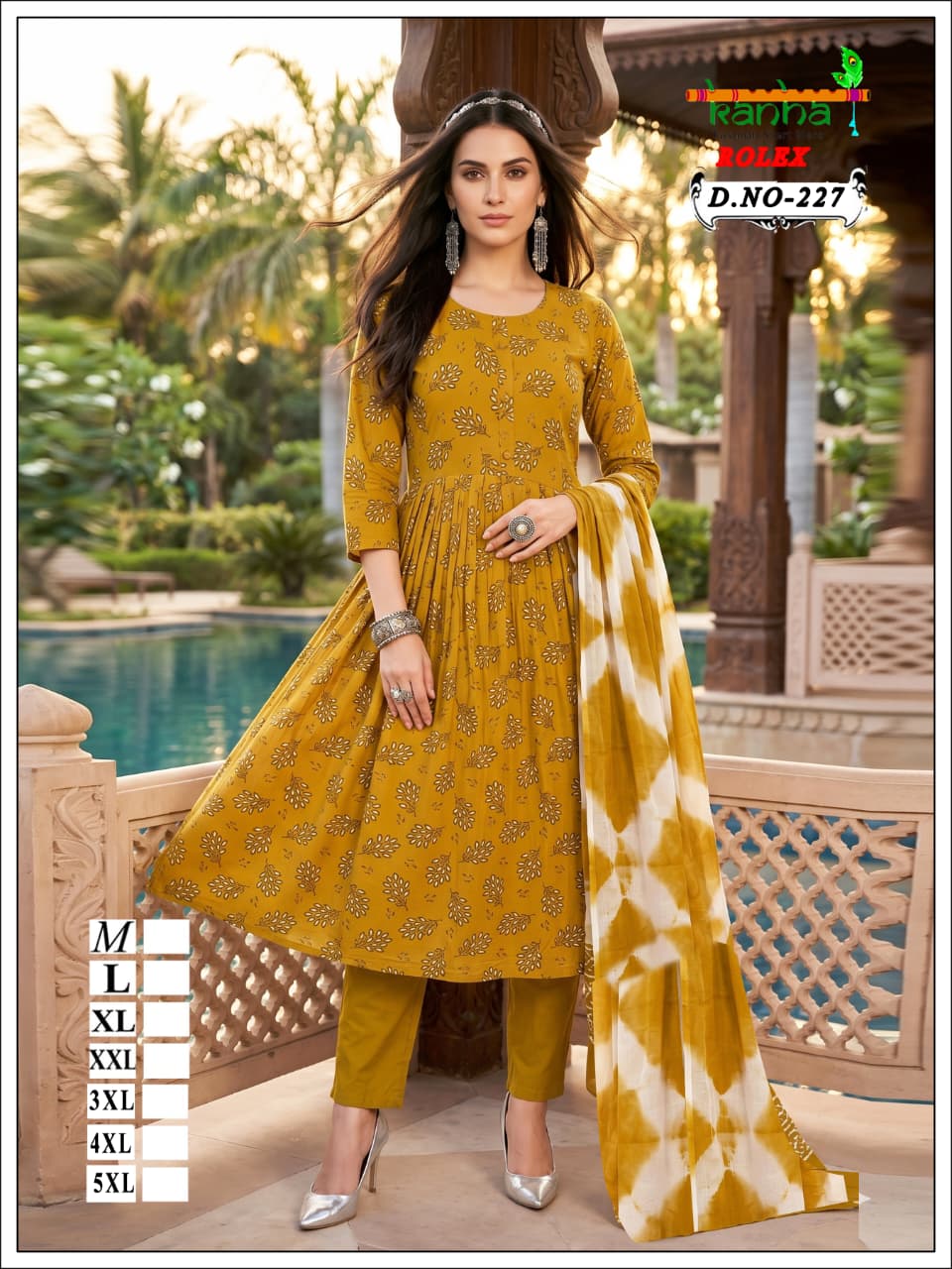 160626 Rolex Kanha Reyon Readymade Anarkali Suits Manufacturer India