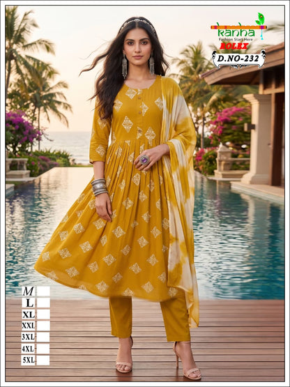 160626 Rolex Kanha Reyon Readymade Anarkali Suits Manufacturer India