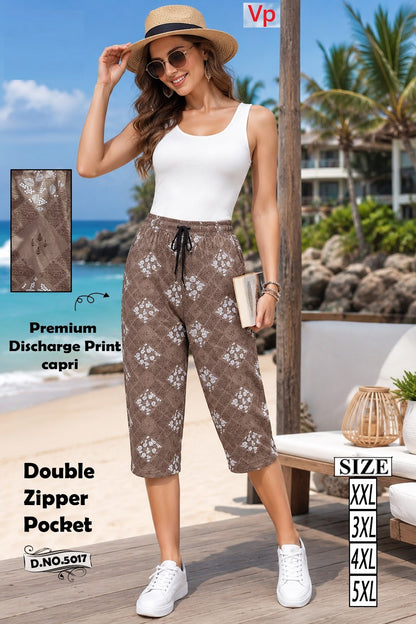 1607 Design 5017 Vp Hosiery Womens Capri Exporter