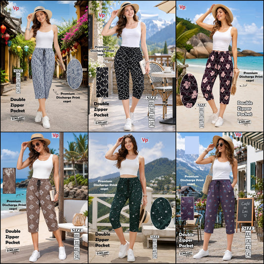 1607 Design 5017 Vp Hosiery Womens Capri Exporter