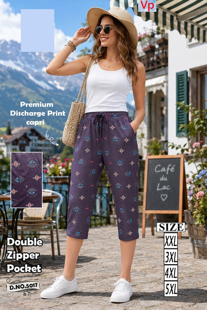 1607 Design 5017 Vp Hosiery Womens Capri Exporter