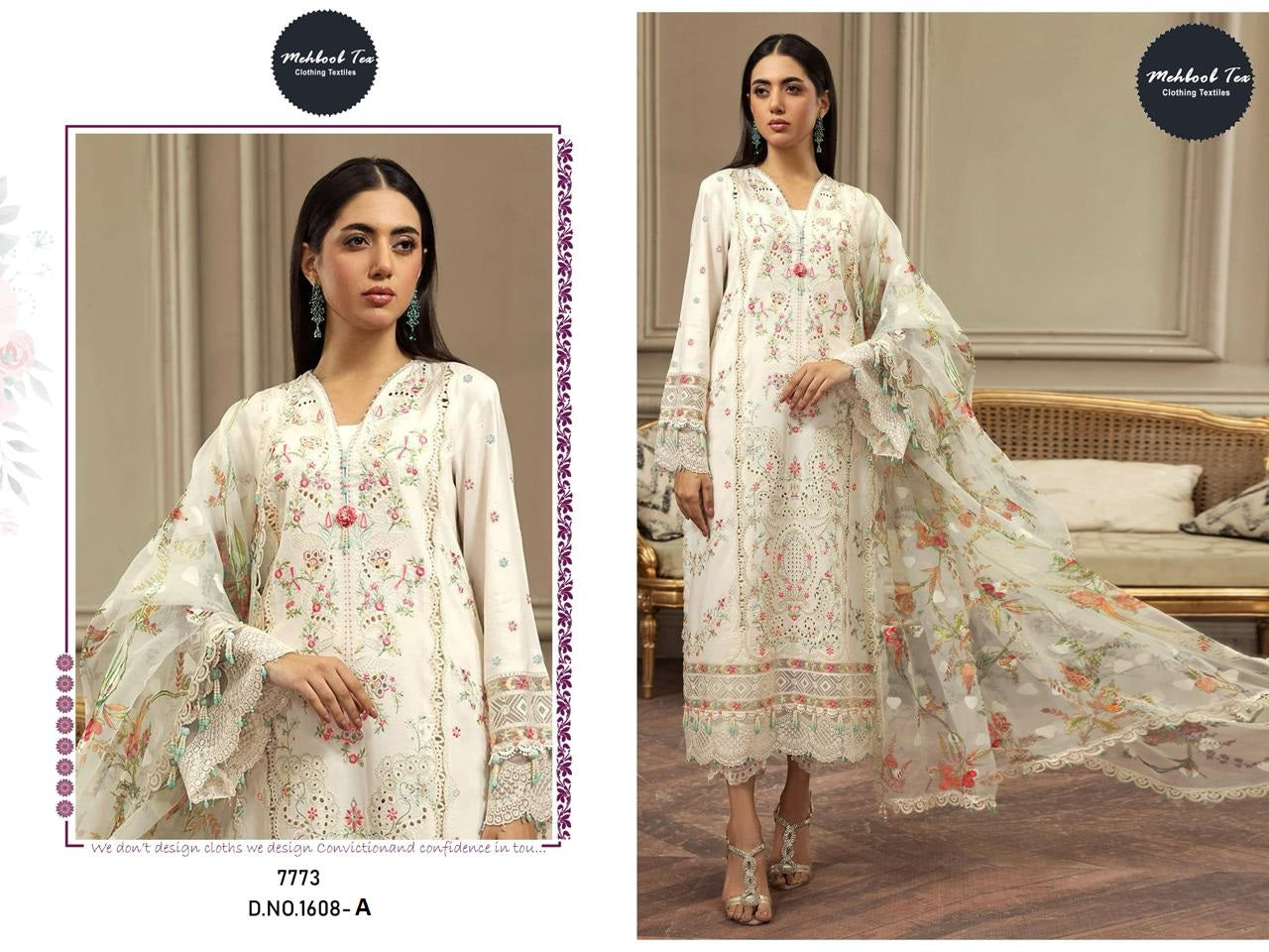 1608Abcd Mehboob Tex Pure Viscose Pakistani Salwar Suits Wholesaler India