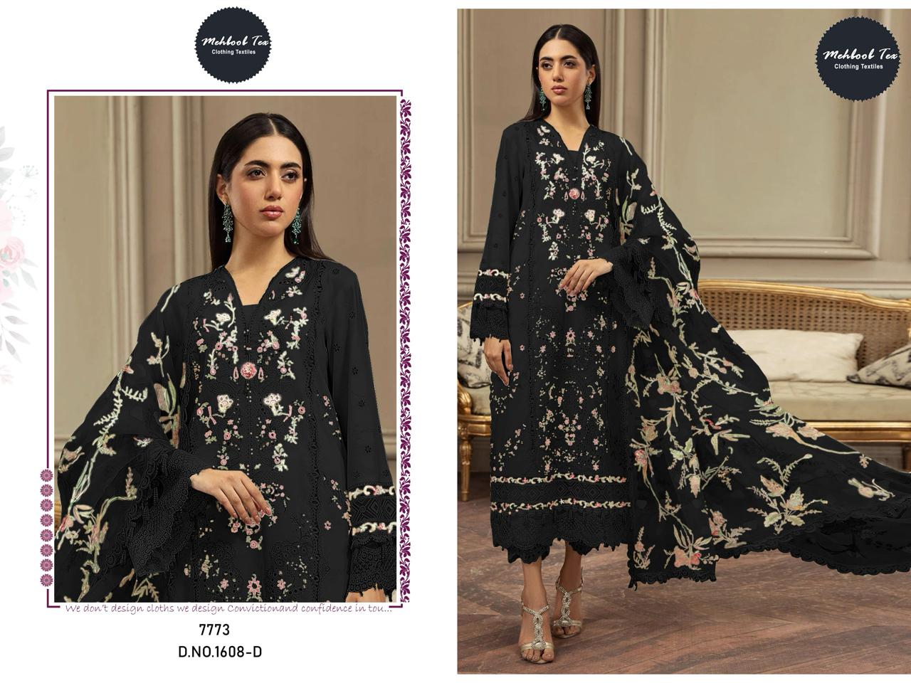 1608Abcd Mehboob Tex Pure Viscose Pakistani Salwar Suits Wholesaler India