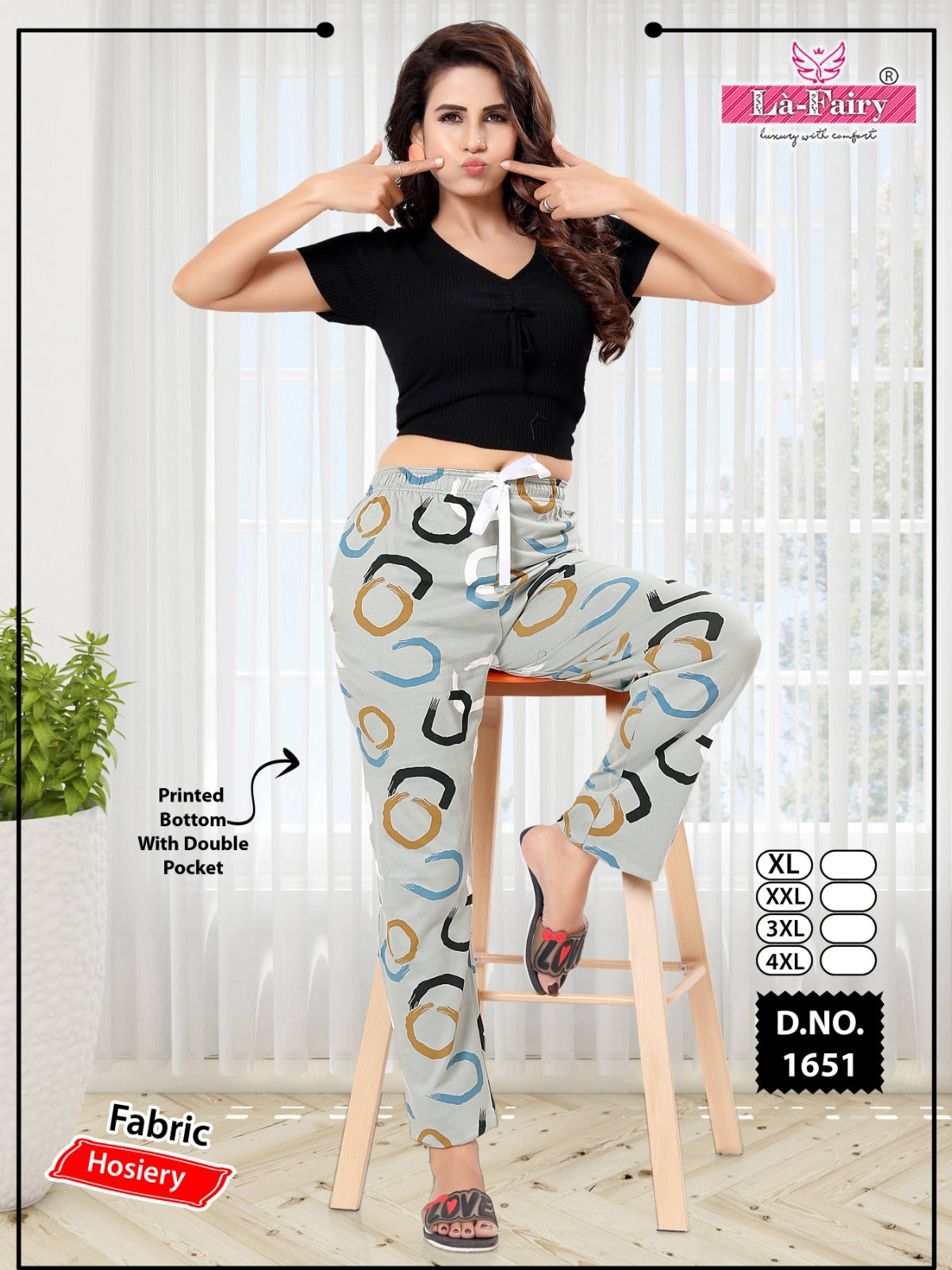 1651 La Fairy Hosiery Sinker Women Night Lower Wholesaler India