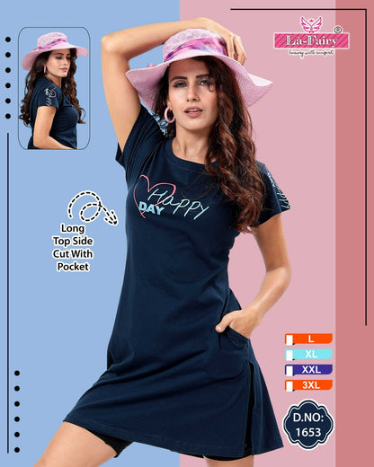 1653 La Fairy Hosiery Sinker Designer Long Top Wholesale Price