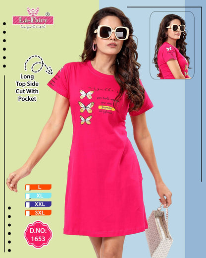 1653 La Fairy Hosiery Sinker Designer Long Top Wholesale Price