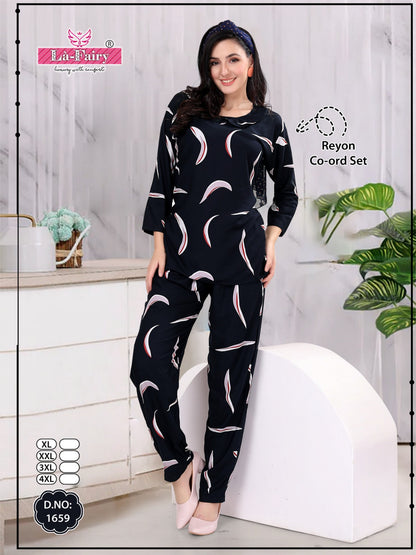 1659 La Fairy Reyon Co Ord Set Exporter Gujarat