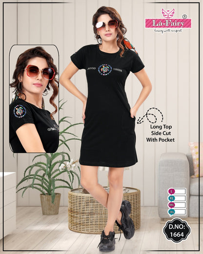 1664 La Fairy Hosiery Sinker Designer Long Top Supplier Ahmedabad