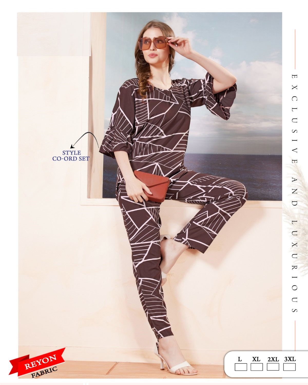 168 A Mnt Reyon Co Ord Set Wholesaler Ahmedabad