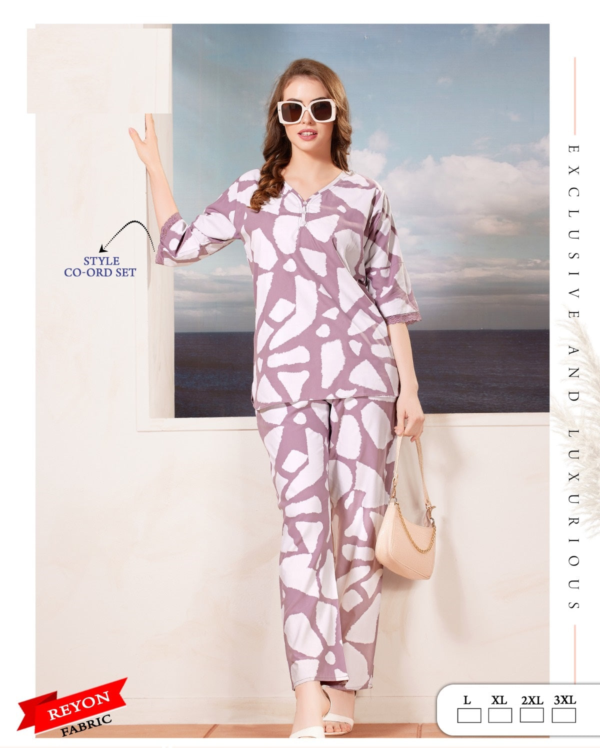 168 A Mnt Reyon Co Ord Set Wholesaler Ahmedabad