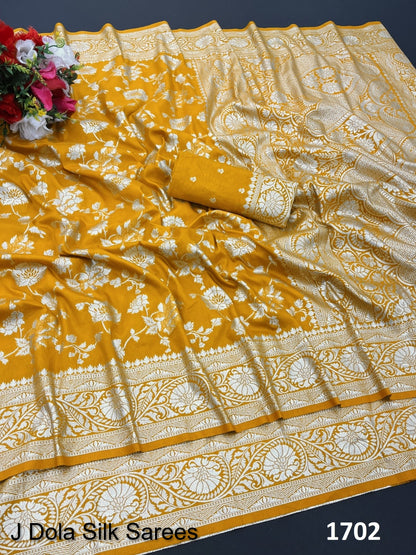 1701-1706 J Dola Silk Sarees Exporter India